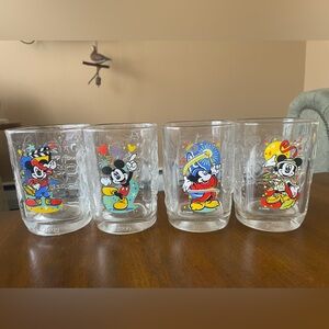 4 Disney McDonald’s Glasses